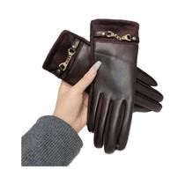 Luvas Femininas De Inverno Com Tela Sensível Ao Toque, Forro De Lã, À Prova De Vento, Couro Luvas Femininas De Inverno Com Tela Sensível Ao Toque, Forro De Lã, À Prova De Vento, Couro