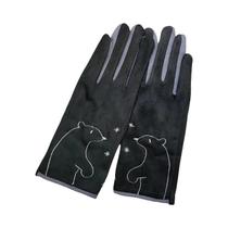 Luvas Femininas De Inverno Em Veludo Com Tela Sensível Ao Toque, Quentes, Em Couro Camurça, Com Luvas Femininas De Inverno Em Veludo Com Tela Sensível Ao Toque, Quentes, Em Couro Camurça, Com