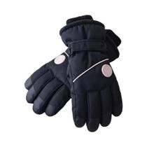 Luvas Femininas De Inverno Para Esqui Com Tela Sensível Ao Toque, Fivela Anti-Perda, Luvas De Luvas Femininas De Inverno Para Esqui Com Tela Sensível Ao Toque, Fivela Anti-Perda, Luvas De