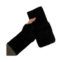 Luvas Femininas De Inverno Sem Dedos Compatíveis Com Touchscreen, Macias, Quentes E Elásticas Para Luvas Femininas De Inverno Sem Dedos Compatíveis Com Touchscreen, Macias, Quentes E Elásticas Para