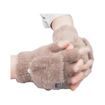 Luvas Femininas De Inverno Sem Dedos Em Pelúcia, Macias, Quentes E Espessas Para Proteção Contra O Luvas Femininas De Inverno Sem Dedos Em Pelúcia, Macias, Quentes E Espessas Para Proteção Contra O