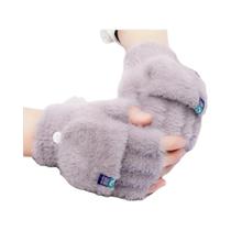 Luvas Femininas De Inverno Sem Dedos Em Pelúcia, Macias, Quentes E Espessas Para Proteção Contra O Luvas Femininas De Inverno Sem Dedos Em Pelúcia, Macias, Quentes E Espessas Para Proteção Contra O