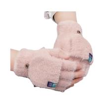 Luvas Femininas De Inverno Sem Dedos Em Pelúcia, Macias, Quentes E Grossas Para Proteção Contra O Luvas Femininas De Inverno Sem Dedos Em Pelúcia, Macias, Quentes E Grossas Para Proteção Contra O