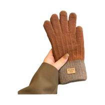 Luvas Femininas De Lã De Alpaca Com Tela Sensível Ao Toque, Quentes E Tricotadas Para Outono/Inverno Luvas Femininas De Lã De Alpaca Com Tela Sensível Ao Toque, Quentes E Tricotadas Para Outono/Inverno