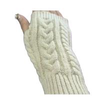Luvas Femininas De Lã Tricotadas De Meio Dedo Para Inverno, Quentes, Com Estampa De Losangos, Para Luvas Femininas De Lã Tricotadas De Meio Dedo Para Inverno, Quentes, Com Estampa De Losangos, Para