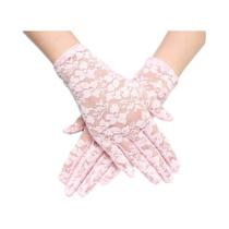Luvas Femininas De Renda Para Dirigir, Finas, Com Proteção UV, Curtas, Para Festa Gótica