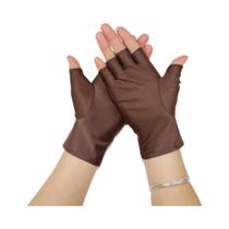Luvas Femininas De Verão Em Seda Gelada, Meio Dedo, Respiráveis, Finas, Para Dirigir E Proteger Do Luvas Femininas De Verão Em Seda Gelada, Meio Dedo, Respiráveis, Finas, Para Dirigir E Proteger Do