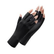 Luvas Femininas De Verão Em Seda Gelada, Meio Dedo, Respiráveis, Finas, Para Dirigir E Proteger Do