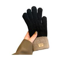 Luvas Femininas Quentes Forradas De Lã Com Tela Sensível Ao Toque, Presente De Inverno Para Meninas
