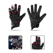 Luvas Gp Tech Verona Preto/Branco/Vermelho