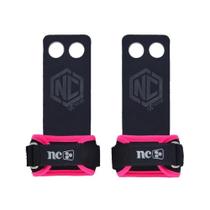 Luvas Grip Exercício Funcional Pull Up Couro Protetor Palmar 2 Furos Nc