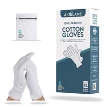 Luvas hidratantes AKRILANE Extra Large, 5 pares de algodão