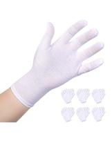 Luvas hidratantes Donfri White Cotton, 6 pares para SPA