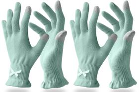 Luvas hidratantes Evridwear de algodão para mãos secas, 2 pares