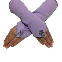 Luvas infantil lilás menina festa princesa aniversário