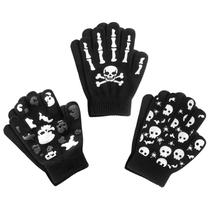 Luvas infantis Evridwear Winter Grip, 3 pares, sortidas de 8 a 14 anos