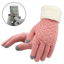 Luvas Inverno Touch Screen Toque Celular Frio Vento Feminina