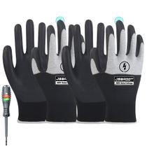 Luvas isoladas JSBAGGT, resistência à tensão, 400V, eletricista Luvas isoladas JSBAGGT, resistência à tensão, 400V, eletricista