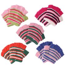 Luvas KimmyKu Magic Fingerless Wool para bebês e meninas x3