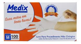 Luvas Latex com Pó Medix ANVISA- TOP QUALITY