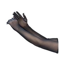 Luvas Longas De Renda Preta Para Mulheres, Meias Sexy, Respirável E Elástica Para Dança De Pole E