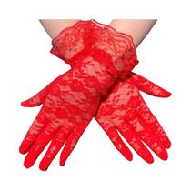 Luvas Longas De Renda Pretas, Brancas, Vermelhas E Cinzas, Sensuais, De Cetim, Estilo Ópera,