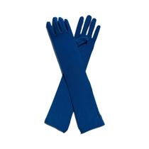 Luvas Longas Elegantes De Seda Leiteira Respirável E Elástica Para Dança, Noivas, Proteção Solar De