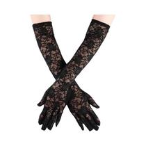 Luvas Longas Femininas Para Dirigir, Elegantes, Brancas E Pretas, Anti-UV, Com Renda E Malha, Luvas Longas Femininas Para Dirigir, Elegantes, Brancas E Pretas, Anti-UV, Com Renda E Malha,