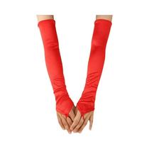 Luvas Longas Pretas De Cetim Sem Dedos Para Mulheres, Acessórios Vintage Para Casamentos, Festas,