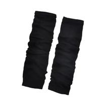 Luvas longas tricotadas sem dedos