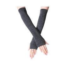 Luvas Longas Unissex Punk Sem Dedos, Aquecedores De Braço Hip-hop Para Inverno, Luvas Estilosas Para