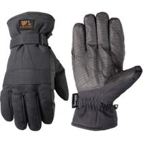 Luvas masculinas de inverno pretas isoladas Wells Lamont, grandes