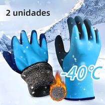 Luvas Mecânicas Impermeáveis E Quentes Para O Inverno, Resistentes a Baixas Temperaturas Para Pesca