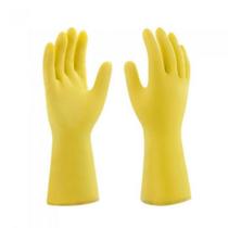 Luvas Multiuso Forradas em Algodão Média Amarelo