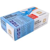 Luvas Nitrílicas Azul c/100 unidades G