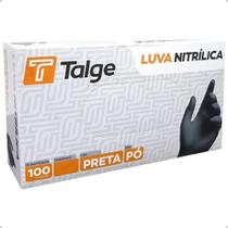 Luvas Nitrilicas Talge Cor Preto Tamanho M Com 100 Unidades Luvas Nitrilicas Talge Cor Preto Tamanho M Com 100 Unidades