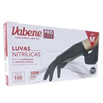 Luvas Nitrílicas Vabene Pro Line Sem Pó Tam:m C/100 Uni Preta Ref.:3072 Luvas Nitrílicas Vabene Pro Line Sem Pó Tam:m C/100 Uni Preta Ref.:3072