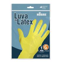 Luvas nobre latex sl amarela g Luvas nobre latex sl amarela g