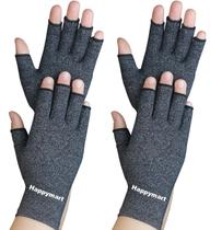 Luvas para artrite Happymart Hand Compression Reumatoid Black