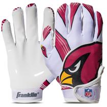 Luvas para receptores de futebol Franklin Sports Arizona Cardinals