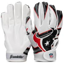 Luvas para receptores de futebol Franklin Sports Houston Texans