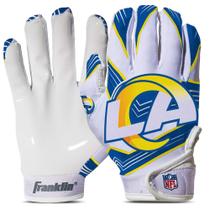 Luvas para receptores de futebol Franklin Sports Los Angeles Rams Luvas para receptores de futebol Franklin Sports Los Angeles Rams