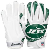 Luvas para receptores de futebol Franklin Sports New York Jets Luvas para receptores de futebol Franklin Sports New York Jets