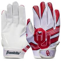 Luvas para receptores de futebol Franklin Sports Oklahoma Sooners