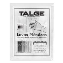 Luvas Plásticas 100 unidades