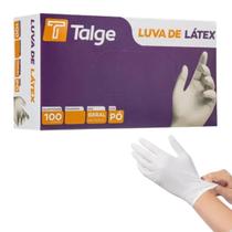 Luvas proced látex c pó talge 100un Luvas proced látex c pó talge 100un