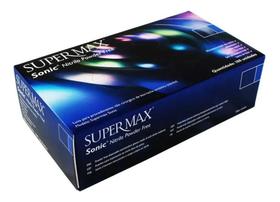 Luvas Procedimento Sonic Azul Nilitrica Supermax C/100 Com P