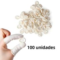 Luvas Protetoras De Dedo Descartáveis De Látex Antiestático E Antiderrapante De Borracha Natural 100 Luvas Protetoras De Dedo Descartáveis De Látex Antiestático E Antiderrapante De Borracha Natural 100