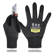 Luvas resistentes ao corte DEX FIT Cru553 Preto Cinza S (7) 3 pares Luvas resistentes ao corte DEX FIT Cru553 Preto Cinza S (7) 3 pares
