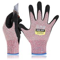 Luvas resistentes ao corte DEX FIT Cru553 Red XS (6) 1 par Luvas resistentes ao corte DEX FIT Cru553 Red XS (6) 1 par